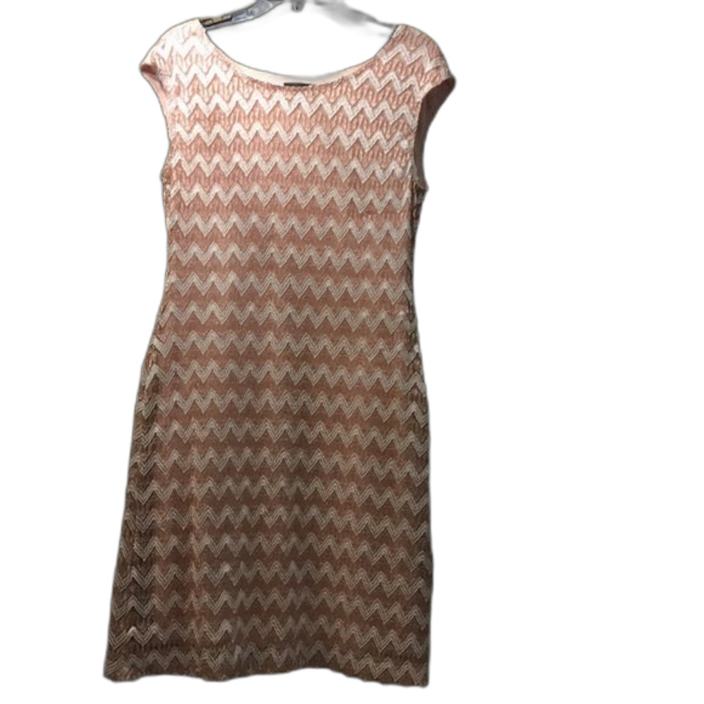 Vintage Connected apparel lined lace shift dress size S.